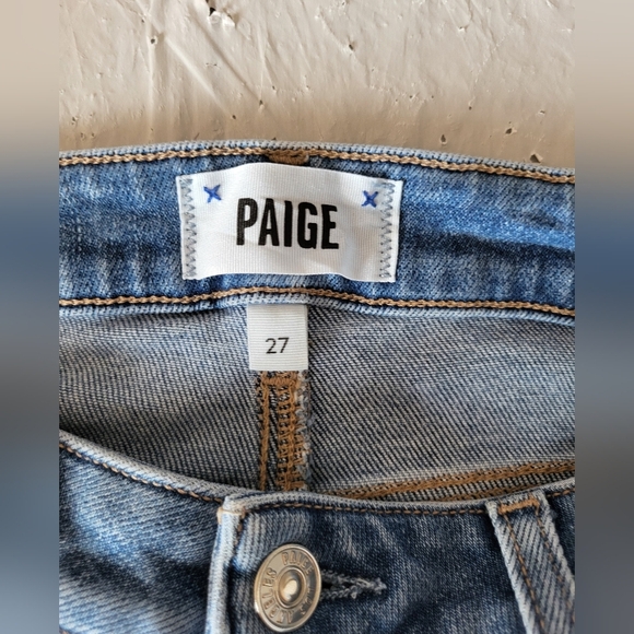 Paige Cindy Jeans  Frayed Hem , Size 27 X 28 - Picture 7 of 8